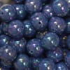 20mm Navy Blue Miracle AB Acrylic Bubblegum Beads - Image 2 of 0
