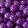 20mm Neon Purple Miracle AB Acrylic Bubblegum Beads - Image 2 of 0