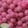 20mm Taffy Pink Miracle AB Acrylic Bubblegum Beads Bulk - Image 3 of 0