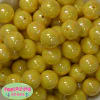 20mm Yellow Miracle AB Acrylic Bubblegum Beads - Image 1 of 0