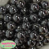 20mm Black Mirror Acrylic Bubblegum Beads - Image 1 of 0