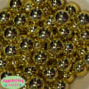 20mm Gold Mirror Acrylic Bubblegum Beads - Image 1 of 0