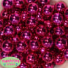 20mm Hot Pink Mirror Acrylic Bubblegum Beads - Image 2 of 0