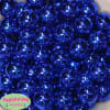 20mm Royal Blue Mirror Acrylic Bubblegum Beads - Image 2 of 0