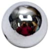20mm Silver Mirror Acrylic Bubblegum Beads - Image 1 of 0