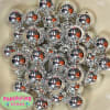 20mm Silver Mirror Acrylic Bubblegum Beads - Image 2 of 0