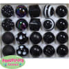 20mm Black Mixed Bubblegum Beads - Image 1 of 0
