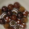 20mm Brown Mixed Bubblegum Beads - Image 2 of 0