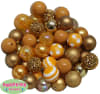 20mm Gold Mixed Bubblegum Beads 52pc - Image 1 of 0