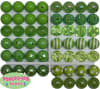 20mm Lime Green Mixed Bubblegum Beads 52pc - Image 2 of 0