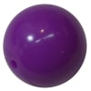 20mm Neon Purple Jelly Style Acrylic Bubblegum Beads - Image 1 of 0