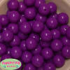 20mm Neon Purple Jelly Style Acrylic Bubblegum Beads - Image 2 of 0