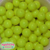 20mm Neon Yellow Jelly Style Acrylic Bubblegum Beads - Image 2 of 0