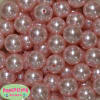20mm Baby Pink Faux Pearl Acrylic Bubblegum Beads - Image 2 of 0