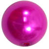 20mm Bright Pink Faux Pearl Acrylic Bubblegum Beads - Image 1 of 0