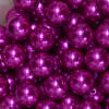 20mm Bright Pink Faux Pearl Acrylic Bubblegum Beads Bulk - Image 2 of 0