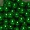 20mm Christmas Green Faux Pearl Acrylic Bubblegum Beads Bulk - Image 2 of 0