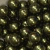 20mm Forest Green Faux Acrylic Pearl Bubblegum Beads Bulk - Image 2 of 0