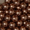 20mm Honey Brown Faux Acrylic Pearl Bubblegum Beads - Image 2 of 0