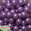 20mm Lavender Faux Acrylic Pearl Bubblegum Beads - Image 1 of 0