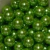 20mm Lime Green Faux Acrylic Pearl Bubblegum Beads - Image 2 of 0
