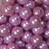 20mm Mauve Pink Faux Acrylic Pearl Bubblegum Beads - Image 2 of 0