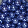 20mm Ocean Blue Faux Acrylic Pearl Bubblegum Beads - Image 2 of 0