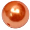 20mm Orange Sherbert Faux Acrylic Pearl Bubblegum Beads - Image 1 of 0