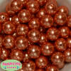20mm Orange Sherbert Faux Acrylic Pearl Bubblegum Beads - Image 1 of 0