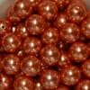 20mm Orange Sherbert Faux Acrylic Pearl Bubblegum Beads - Image 2 of 0