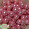 20mm Pink Faux Acrylic Pearl Bubblegum Beads - Image 1 of 0