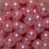 20mm Pink Faux Acrylic Pearl Bubblegum Beads - Image 2 of 0