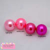 20mm Pink Faux Acrylic Pearl Bubblegum Beads - Image 3 of 0