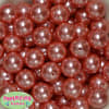 20mm Salmon Faux Acrylic Pearl Bubblegum Bead - Image 2 of 0