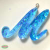 Handmade Monogram Resin M Pendant - Image 3 of 0