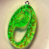 Handmade Monogram Resin O Pendant - Image 4 of 0