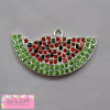 Sweet Summer Watermelon Rhinestone Pendant 45mm x 22mm - Image 2 of 0