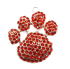 Red Paw Rhinestone Pendant - Image 1 of 0