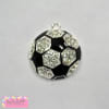 Rhinestone Soccer Pendant 45mm - Image 2 of 0