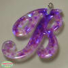 Handmade Monogram Resin B Pendant - Image 2 of 0