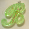 Handmade Monogram Resin B Pendant - Image 4 of 0