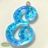 Handmade Monogram Resin E Pendant - Image 3 of 0