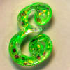Handmade Monogram Resin E Pendant - Image 4 of 0