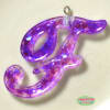 Handmade Monogram Resin F Pendant - Image 2 of 0