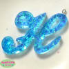 Handmade Monogram Resin H Pendant - Image 1 of 0