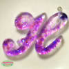 Handmade Monogram Resin H Pendant - Image 3 of 0