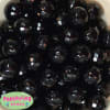 20mm Black Facet Acrylic Pearl Bubblegum Beads - Image 2 of 0