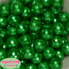 20mm Green Facet Acrylic Pearl Bubblegum Beads - Image 2 of 0