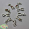 Silver Tone Pinch Bails for Creating Pendants - Image 1 of 0