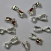 Silver Tone Pinch Bails for Creating Pendants - Image 2 of 0